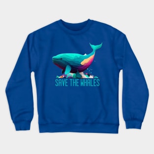 Save The Whales Crewneck Sweatshirt